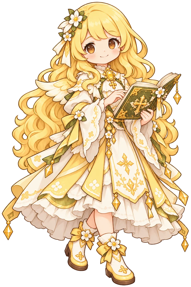 Canaria healing a companion