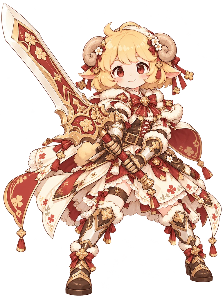 Polka with her greatsword